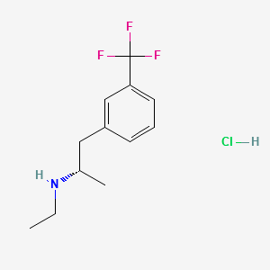 Dexfenfluramine hydrochloride structure, CAS 3239-45-0