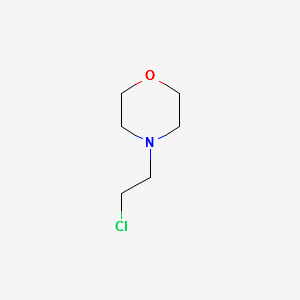 4-(2-Chloroethyl)morpholine structure, CAS 3240-94-6