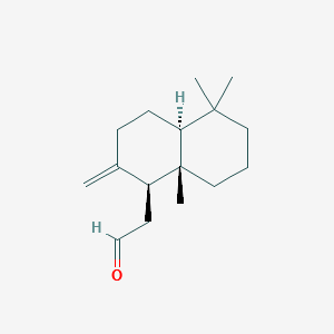Bicyclohomofarnesal structure, CAS 3243-36-5