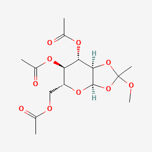3,4,6-Tri-O-acetyl-alpha-D-galactopyranose 1,2-(methyl orthoacetate) structure, CAS 3254-16-8