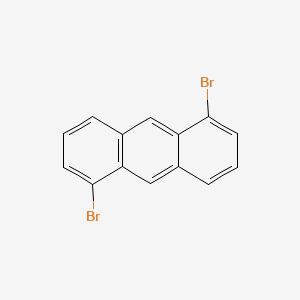 1,5-Dibromoanthracene structure, CAS 3278-82-8