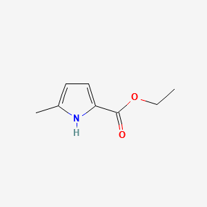 Ethyl 5-methyl-1H-pyrrole-2-carboxylate structure, CAS 3284-51-3