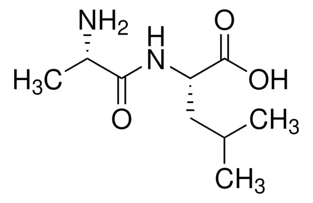 L-Alanyl-L-leucine structure, CAS 3303-34-2