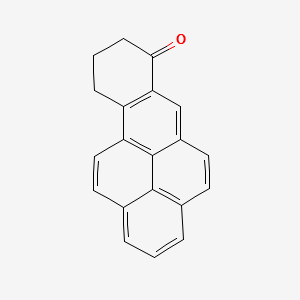 9,10-Dihydrobenzo[a]pyrene-7(8H)-one structure, CAS 3331-46-2