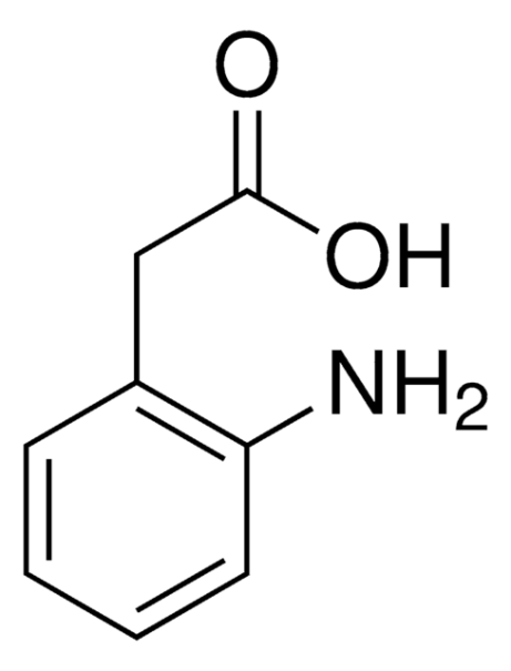 2-Aminophenylacetic acid structure, CAS 3342-78-7