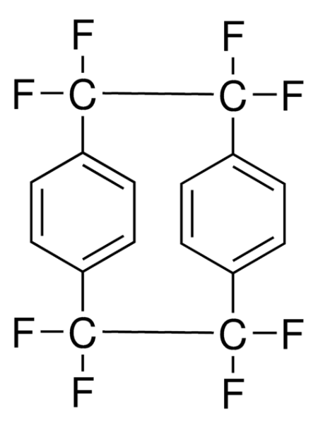 1,1,2,2,9,9,10,10-Octafluoro[2.2]paracyclophane structure, CAS 3345-29-7
