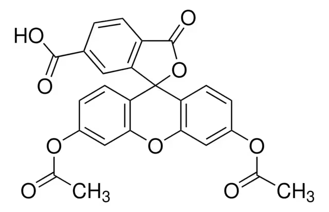 6-Carboxyfluoresceine diacetate structure, CAS 3348-03-6