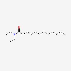 N,N-Diethyldodecanamide structure, CAS 3352-87-2