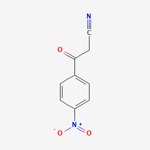 4-Nitrobenzoylacetonitrile structure, CAS 3383-43-5