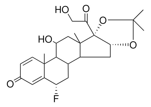 Flunisolide structure, CAS 3385-03-3