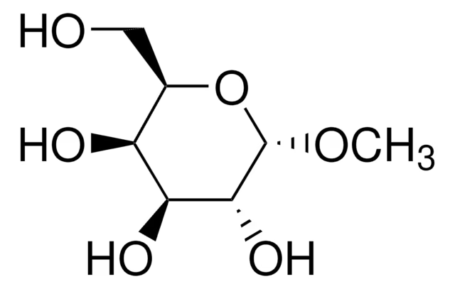 Methyl alpha-D-galactopyranoside structure, CAS 3396-99-4
