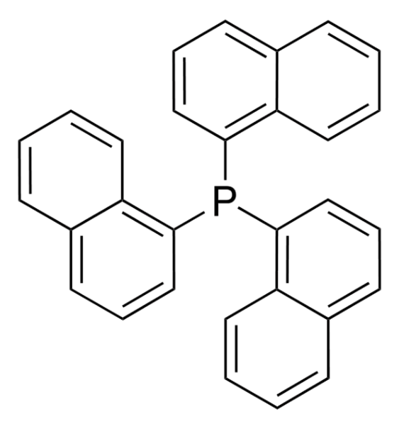 Tri(1-naphthyl)phosphine structure, CAS 3411-48-1