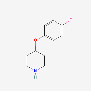 4-(4-Fluorophenoxy)piperidine structure, CAS 3413-28-3