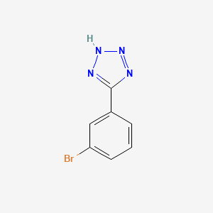 5-(3-Bromophenyl)-1H-tetrazole structure, CAS 3440-99-1