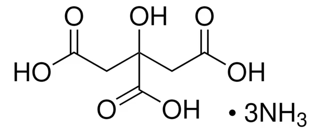 Triammonium citrate structure, CAS 3458-72-8