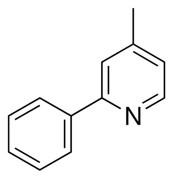4-Methyl-2-phenylpyridine structure, CAS 3475-21-6