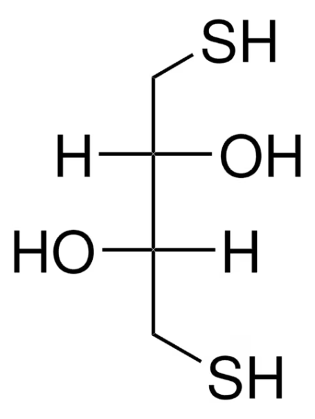 DL-1,4-Dithiothreitol structure, CAS 3483-12-3