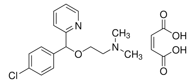 Carbinoxamine maleate structure, CAS 3505-38-2