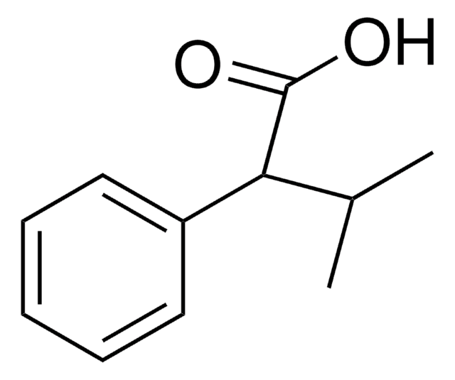 2-Isopropyl-2-phenylacetic acid structure, CAS 3508-94-9