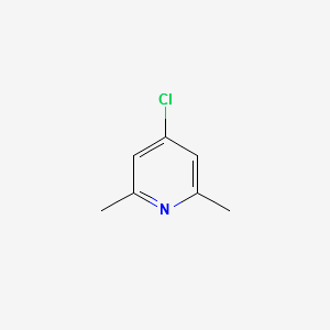 4-Chloro-2,6-dimethylpyridine structure, CAS 3512-75-2
