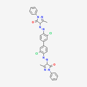Pigment Orange 13 structure, CAS 3520-72-7