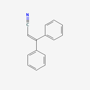 3,3-Diphenylacrylonitrile structure, CAS 3531-24-6
