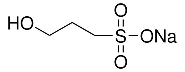Sodium 3-hydroxypropane-1-sulphonate structure, CAS 3542-44-7