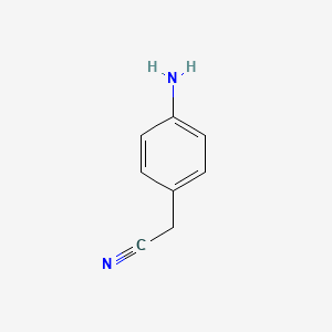 4-Aminobenzyl cyanide structure, CAS 3544-25-0