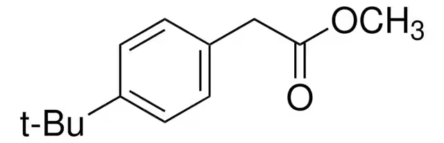 Methyl p-tert-butylphenylacetate structure, CAS 3549-23-3