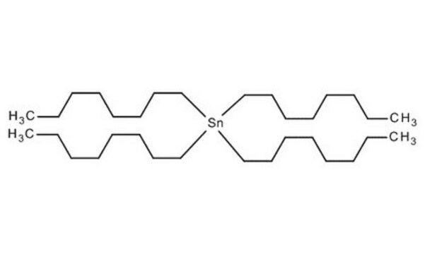 Tetraoctyltin structure, CAS 3590-84-9