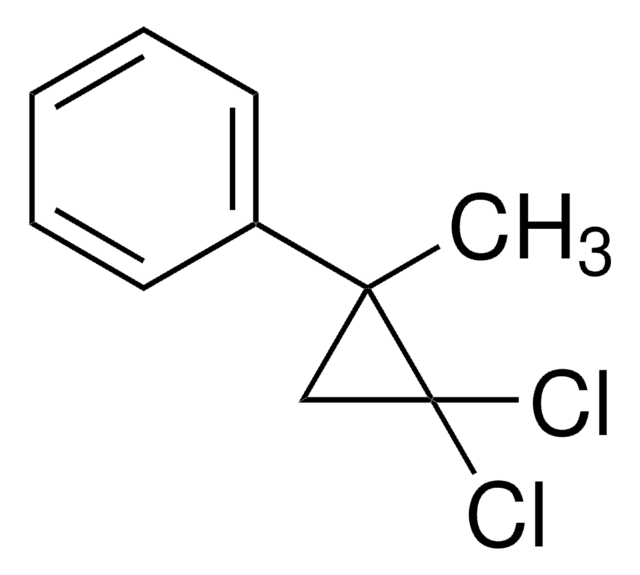 2,2-Dichloro-1-methylcyclopropylbenzene structure, CAS 3591-42-2