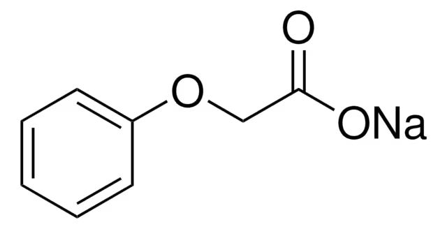 Sodium phenoxyacetate structure, CAS 3598-16-1