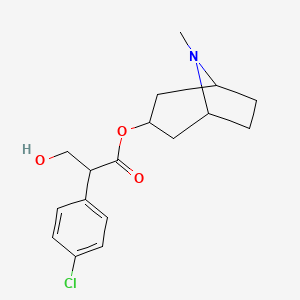 N,N-Bis(2-chloroethyl)carbamoyl chloride structure, CAS 2998-56-3