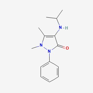 Isopyrin structure, CAS 3615-24-5