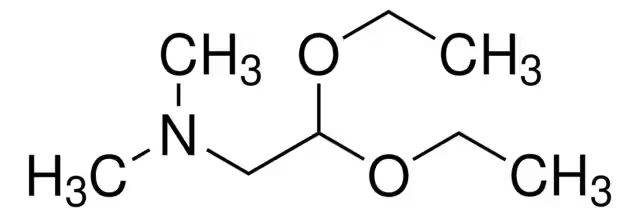 2,2-Diethoxy-N,N-dimethylethylamine structure, CAS 3616-56-6