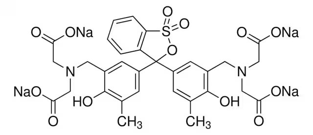 Xylenol orange tetrasodium salt structure, CAS 3618-43-7