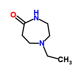 1-Ethyl-[1,4]diazepan-5-one structure, CAS 3619-70-3