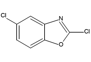 2,5-Dichlorobenzooxazole structure, CAS 3621-81-6