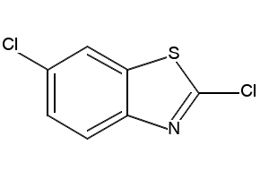 2,6-Dichlorobenzothiazole structure, CAS 3622-23-9