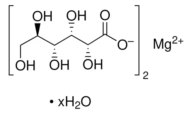 Magnesium gluconate structure, CAS 3632-91-5