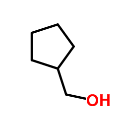 Cyclopentanemethanol structure, CAS 3637-61-4