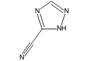 3-Cyano-1,2,4-triazole structure, CAS 3641-10-9