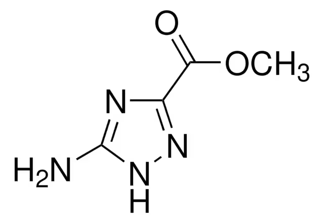 Methyl 5-amino-1H-1,2,4-triazole-3-carboxylate structure, CAS 3641-14-3