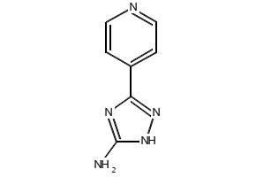 5-(Pyridin-4-yl)-4H-1,2,4-triazol-3-amine structure, CAS 3652-17-3