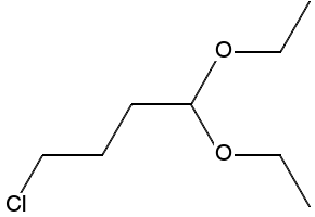 1,1-Diethoxybutane structure, CAS 3658-95-5
