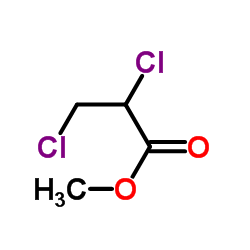 Methyl 2,3-dichloropropionate structure, CAS 3674-09-7