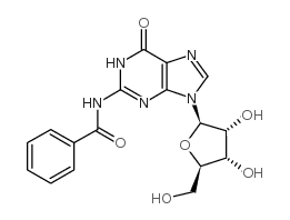 N2-Benzoyl-D-guanosine structure, CAS 3676-72-0