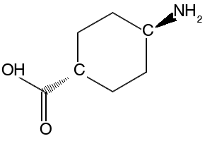 trans-4-Aminocyclohexanecarboxylic acid structure, CAS 3685-25-4