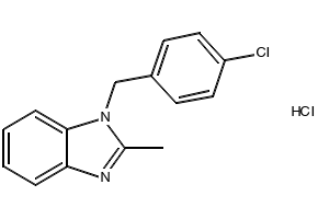 Chlormidazole structure, CAS 3689-76-7