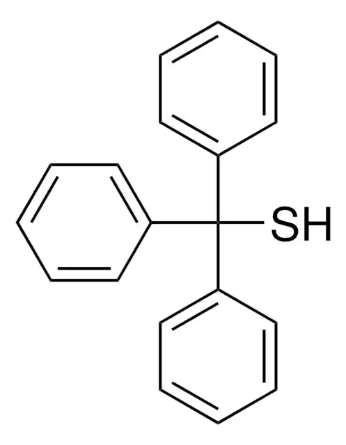 Triphenylmethyl mercaptan structure, CAS 3695-77-0
